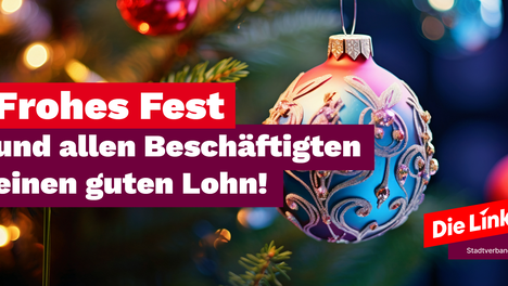 Weihnachtsgruß 2024 - Die Linke Jena