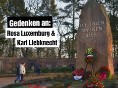 Symbolbild: Gedenken an Karl Liebknecht und Rosa Luxemburg